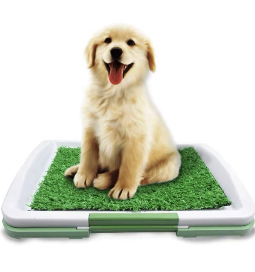 Dog Toilet With Artificial Grass - Non-slip Mat For Indoors And Outdoors