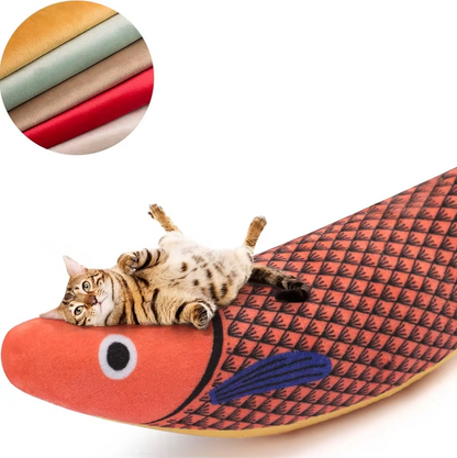 Interactive Cat Toy Fish With Catnip And Sound Effect