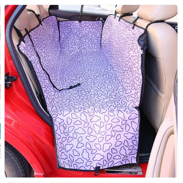 Car Seat Cover For Pets - Non-slip And Waterproof For Dogs And Cats