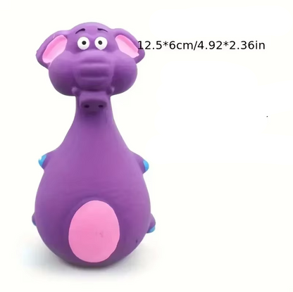 Dog Toy Animal Figure - Funny Squeaky Animal For Interactive Fun