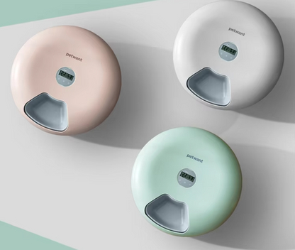 Automatic Pet Food Bowl - Digital Food Dispenser In Different Colours