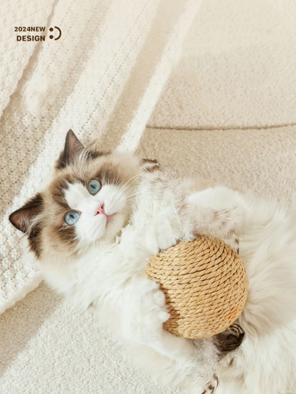Natural Sisal Ball - Scratch And Play Ball For Cats