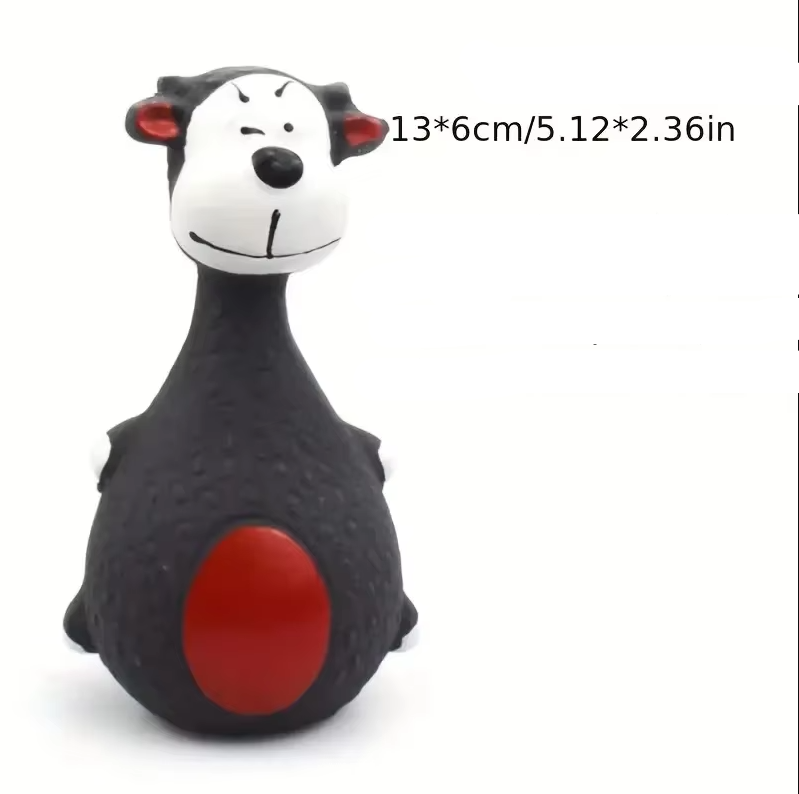Dog Toy Animal Figure - Funny Squeaky Animal For Interactive Fun