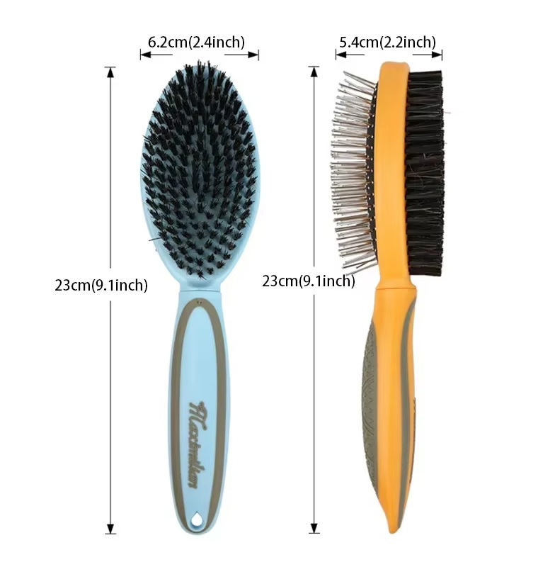 Double - Sided Pet Brush - Gentle Effective Coat Care For Dogs Cats