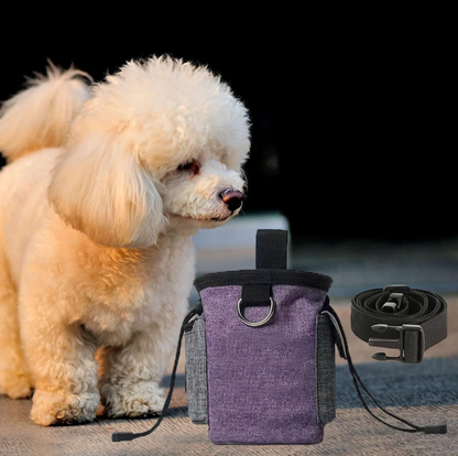 Dog Bag With Foldable Bowl - Portable Bag For Snacks And Accessories