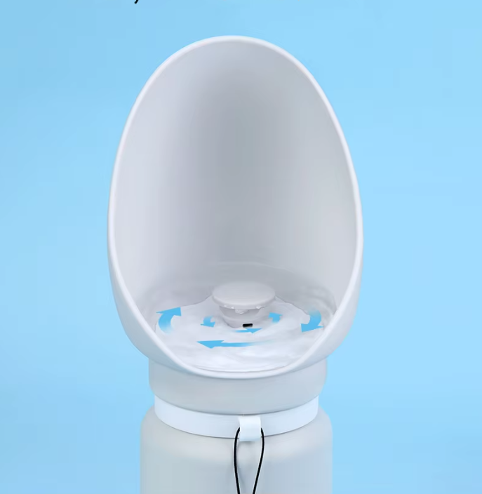 Travel Water Bottle With Fold - Out Bowl