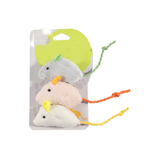 Plush Mice Cat Toy - Interactive Prey Game For Playful House Tigers
