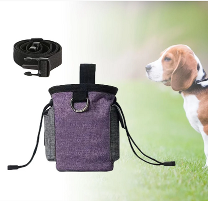 Dog Bag With Foldable Bowl - Portable Bag For Snacks And Accessories