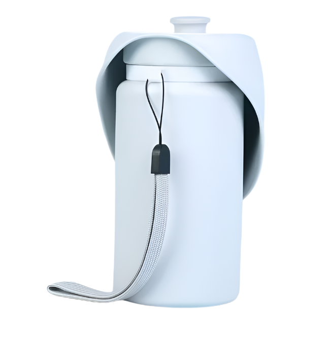 Travel Water Bottle With Fold - Out Bowl