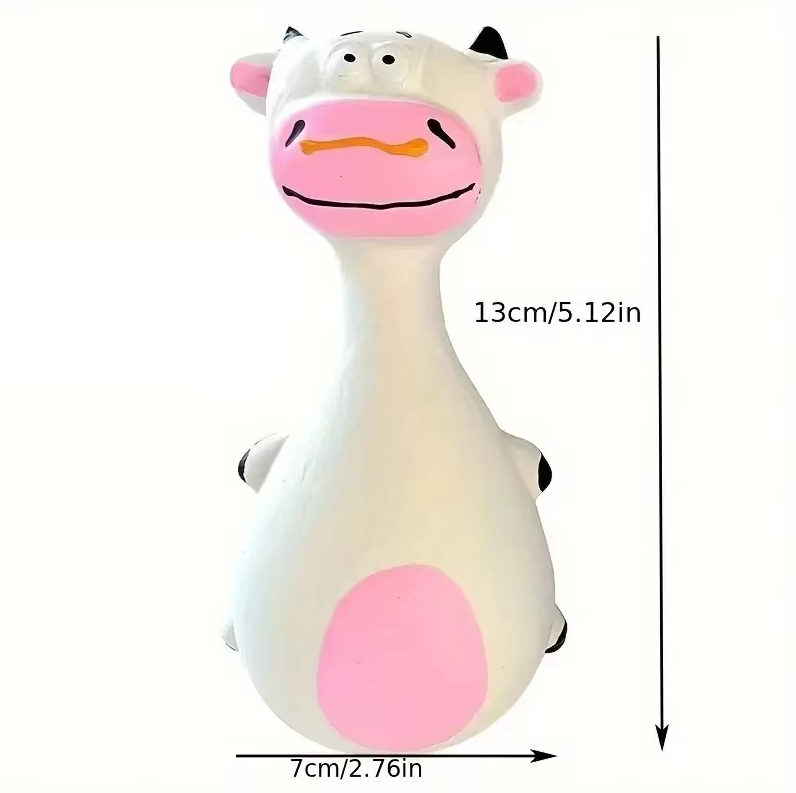 Dog Toy Animal Figure - Funny Squeaky Animal For Interactive Fun
