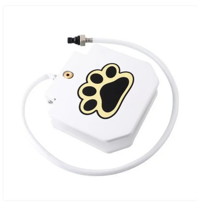 Tread-proof Outdoor Dog Drinking Fountain With Water Connection And Paw Activation
