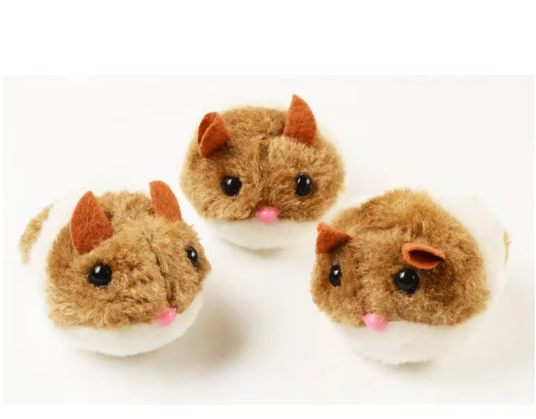 Interactive Cat Toy - Electric Plush Hamster