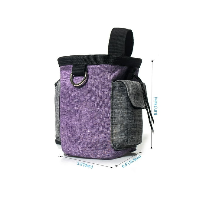 Dog Bag With Foldable Bowl - Portable Bag For Snacks And Accessories