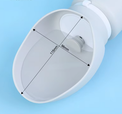 Travel Water Bottle With Fold - Out Bowl