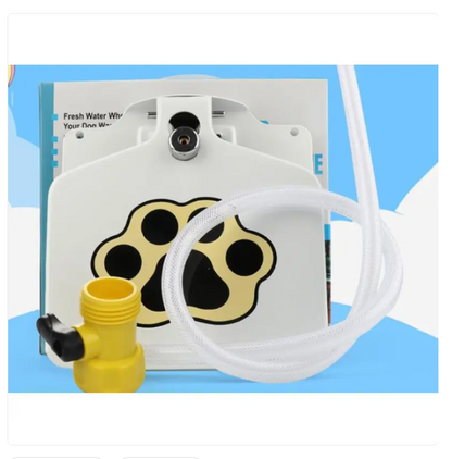 Tread-proof Outdoor Dog Drinking Fountain With Water Connection And Paw Activation