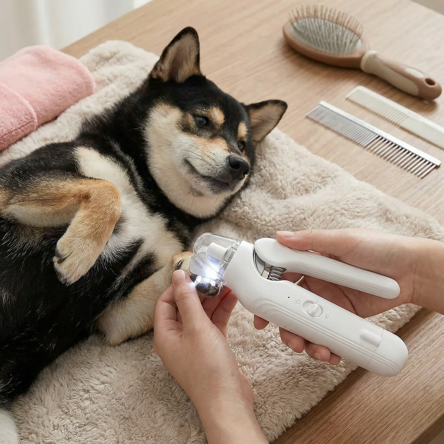 2-in-1 Professional Dog Nail Clipper & Grinder – Ultra-Quiet & Rechargeable