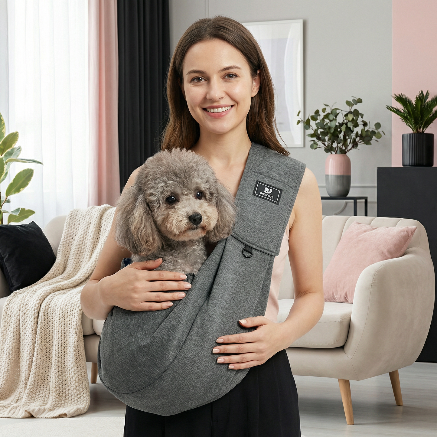 Portable Dog Shoulder Backpack – Breathable, Water-Resistant & Secure
