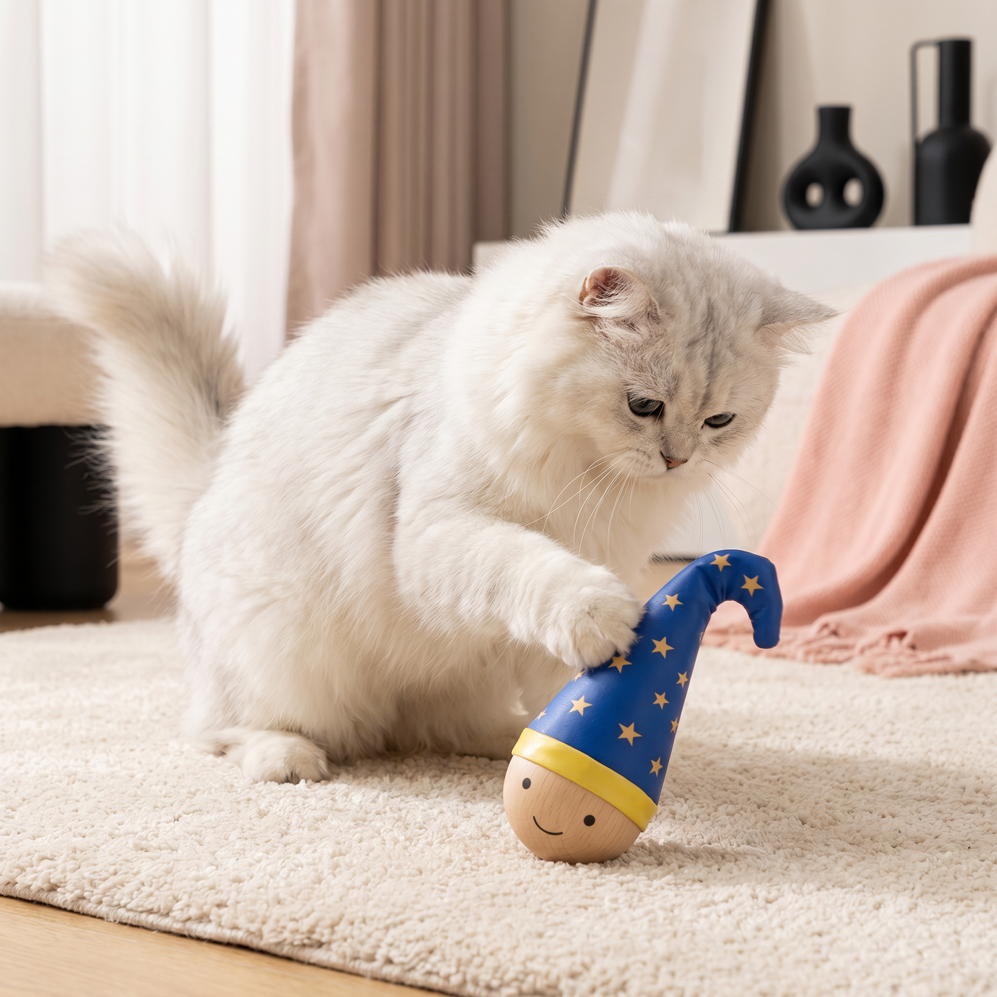 Bouncy Cat Toy – Durable Activity Toy to Reduce Boredom in Cats