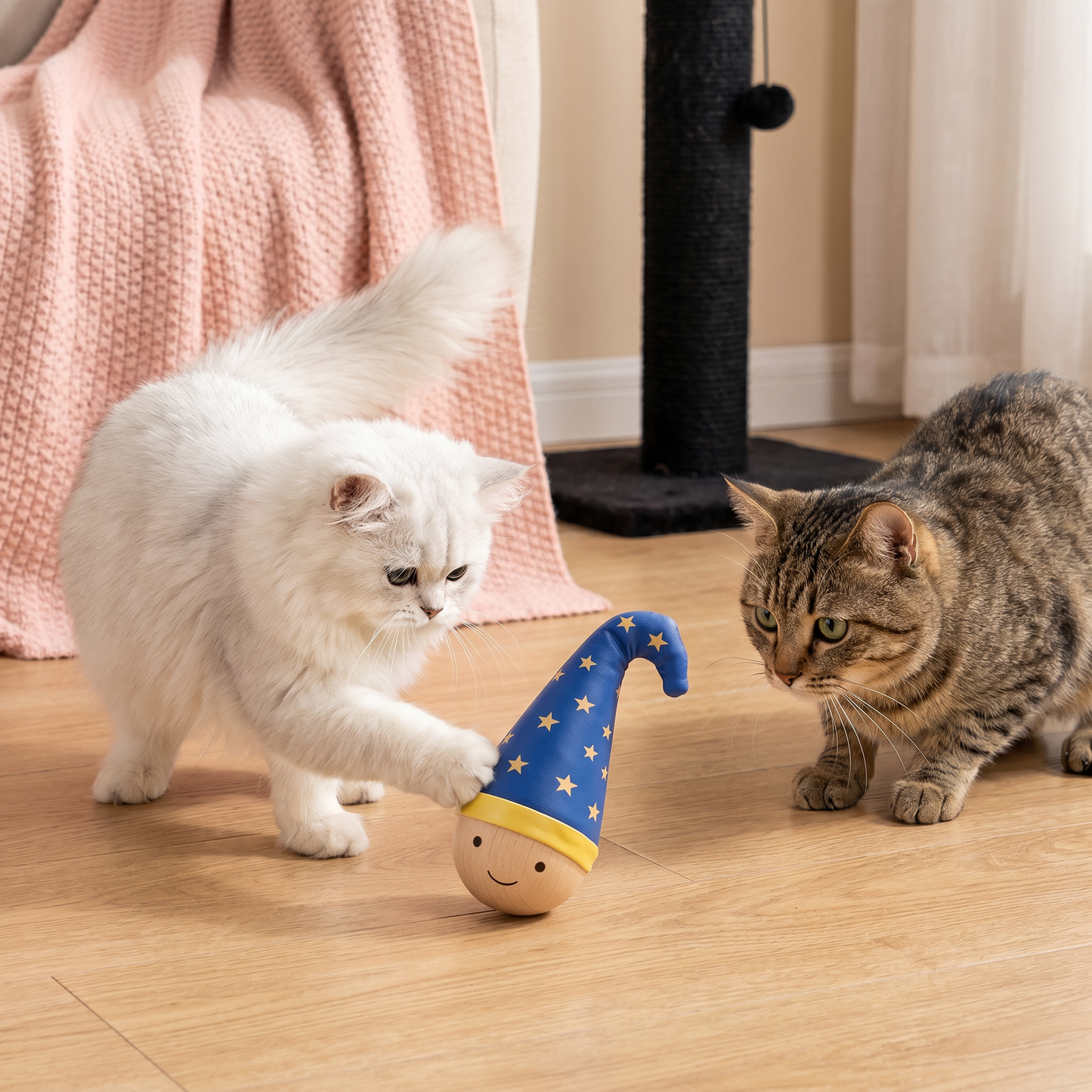 Bouncy Cat Toy – Durable Activity Toy to Reduce Boredom in Cats