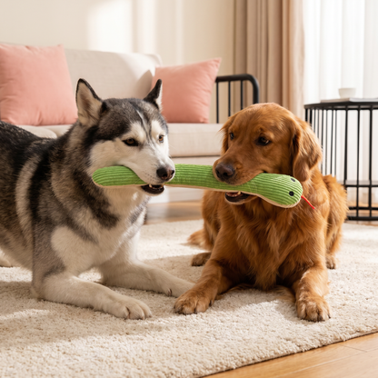Durable Dog Snake Plush Toy