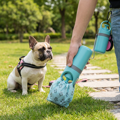 Dog Poop Scooper with Bags – Portable Outdoor Cleaning Set