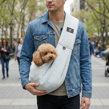 Portable Dog Shoulder Backpack – Breathable, Water-Resistant & Secure