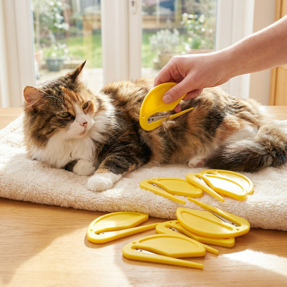 Pet Fur Detangler (10 Pieces) – Gentle Grooming & Effortless Knot Removal for Dogs & Cats