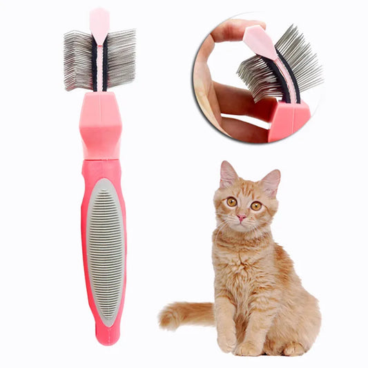 Cat Shampoo Comb - Detangling Brush For Cats And Dogs