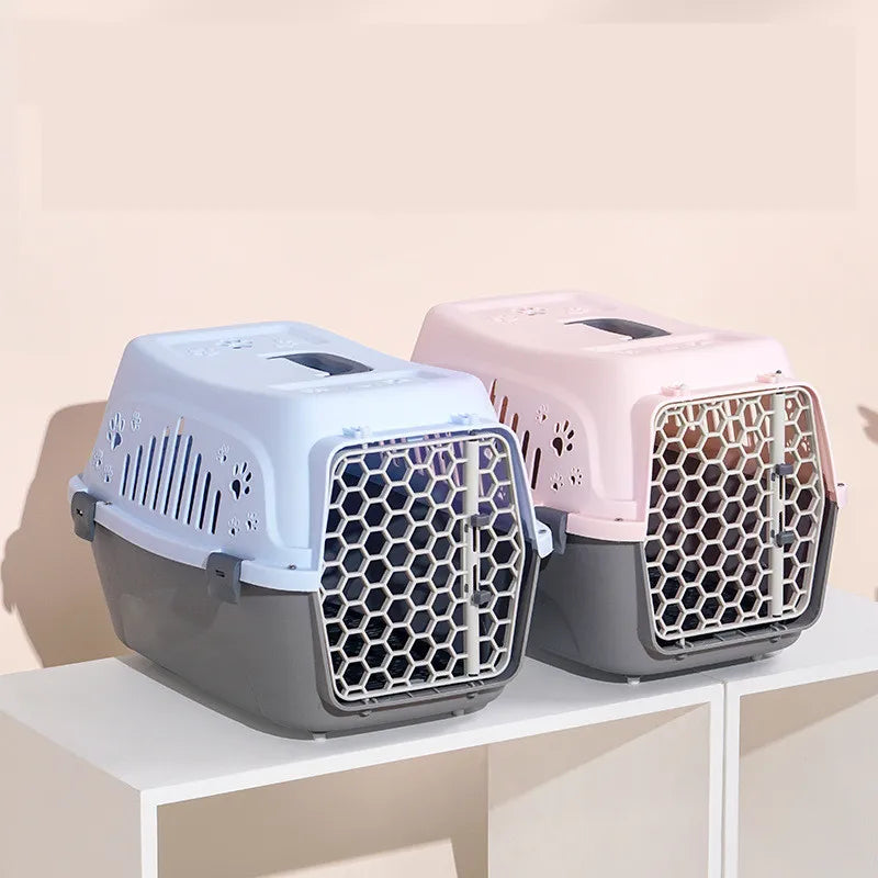 Portable Pet Carrier - Robust Dog Cages For Traveling Iata Compliant