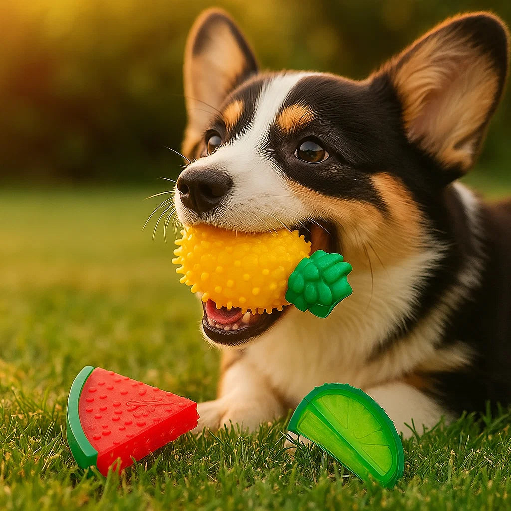 Cooling Fruit Dog Chew Toy