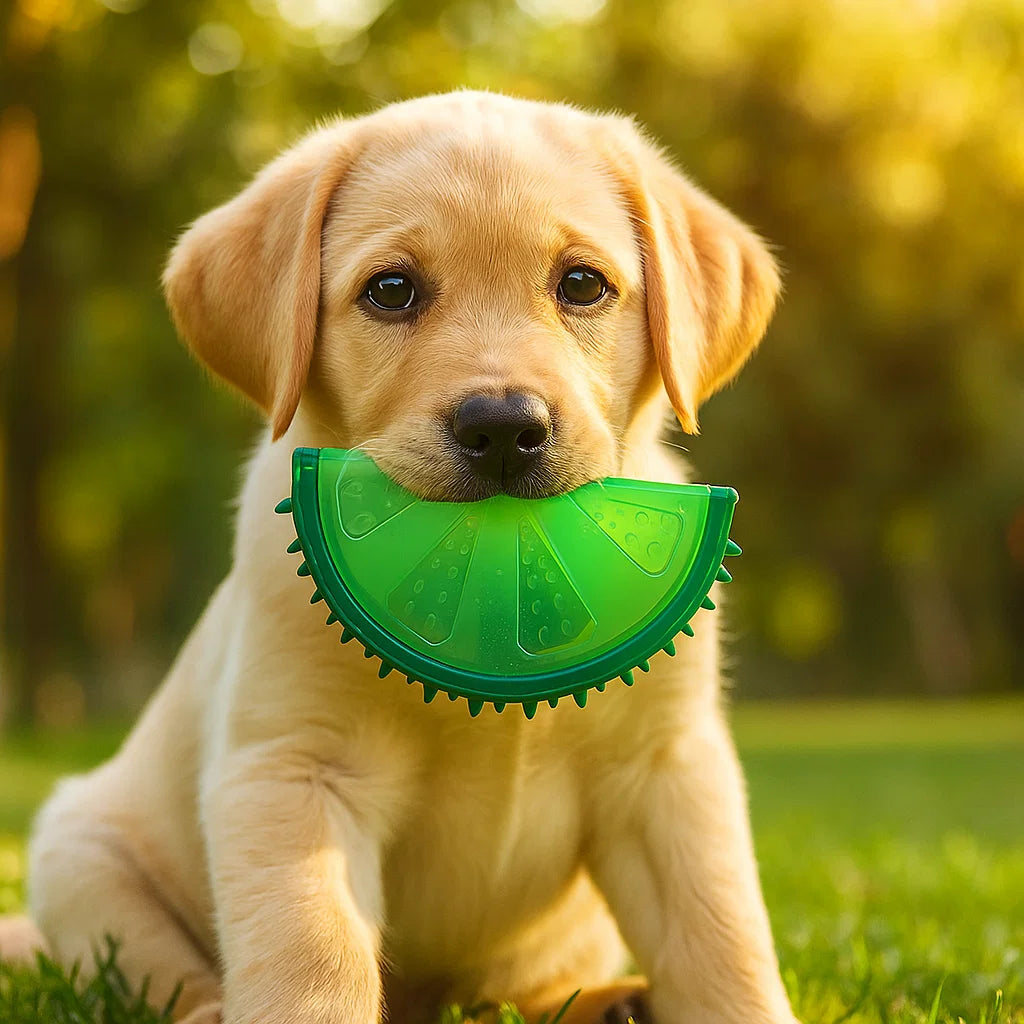 Cooling Fruit Dog Chew Toy