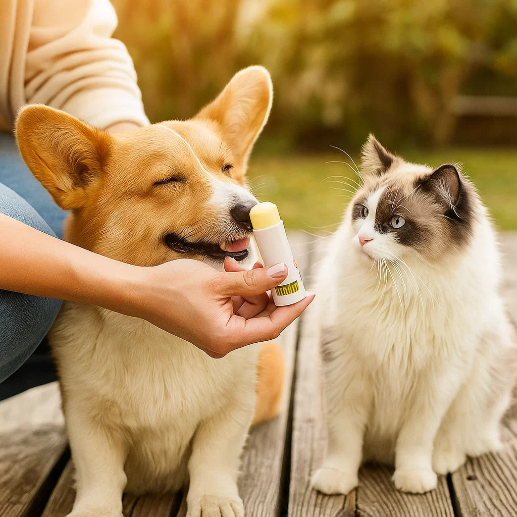 Nourishing and protective ointment stick for paws and nose