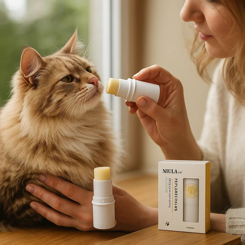 Nourishing and protective cat ointment stick for paws and nose