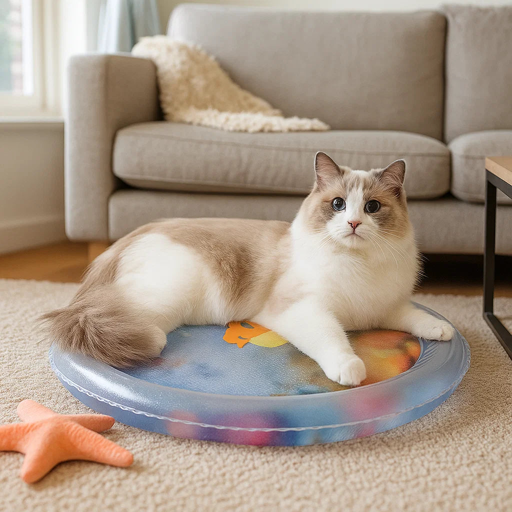 Interactive Cooling Waterbed for Cats 2.0