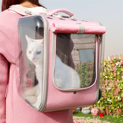 Cat Carrier Bag With Viewing Window - Robust Portable Pet Bag For Traveling