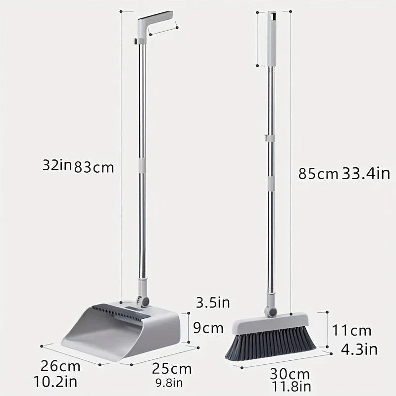 Multifunctional Broom And Dustpan Set