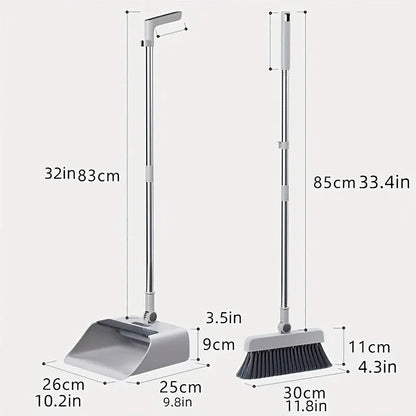 Multifunctional Broom And Dustpan Set