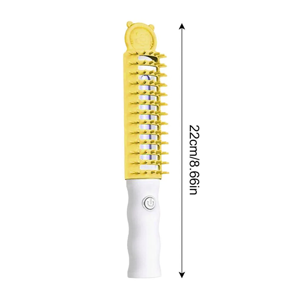 Electric Pet Brush with Heat Technology for Gentle Coat Styling