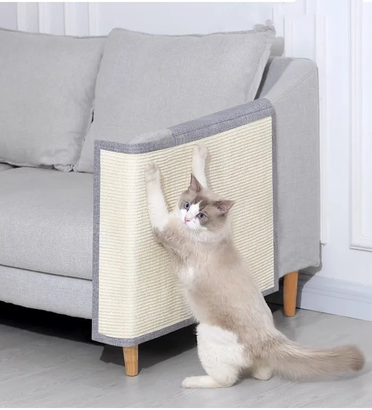 Sofa Scratch Protection - Cat Scratch Mat For Armrest Furniture- Scratch Protection With Sisal