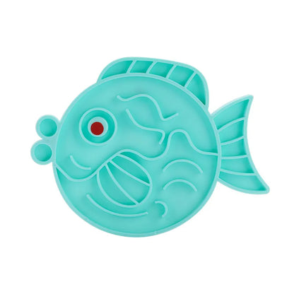Pet Toy With Food Puzzle - Fish Design Interactive And Stress-Reducing For Dogs And Cats
