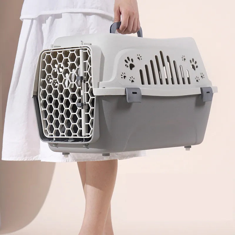 Portable Pet Carrier - Robust Dog Cages For Traveling Iata Compliant