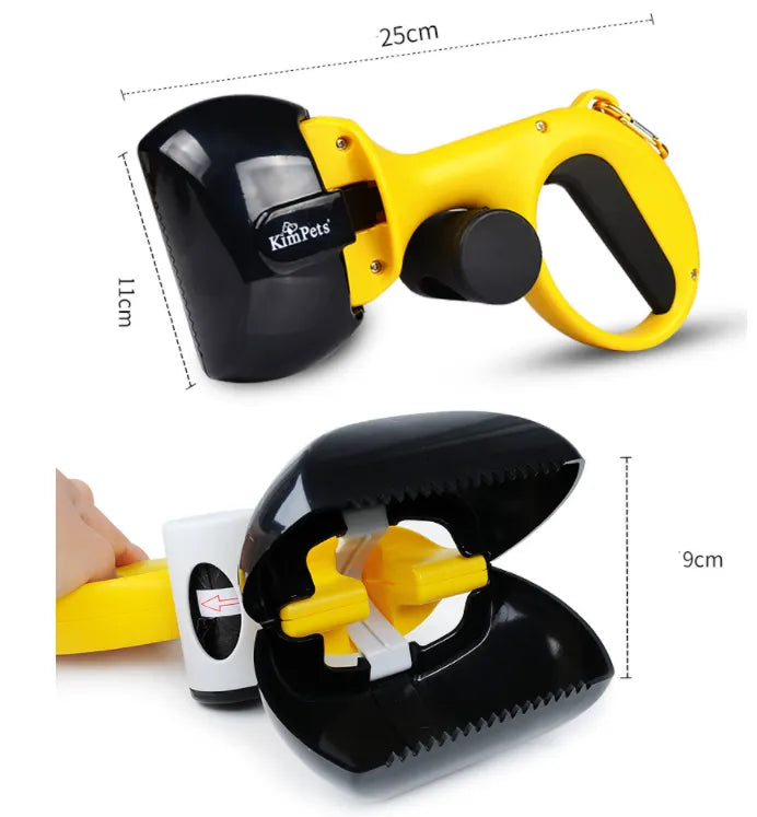 Dog Poo Bag Dispenser - Practical Poo Bag Dispenser With Handle And Storage