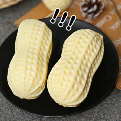 Peanut-shaped Dog Toy - Chew Toy With Sound Hole For Dogs