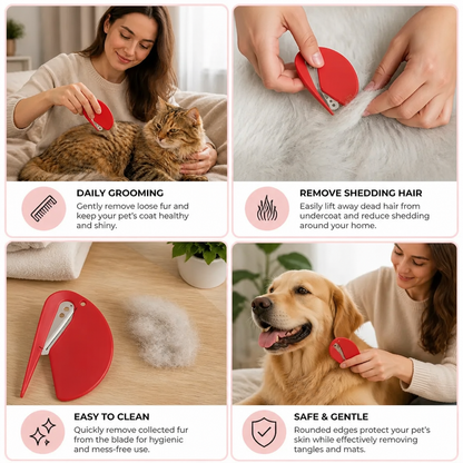Pet Fur Detangler (10 Pieces) – Gentle Grooming & Effortless Knot Removal for Dogs & Cats