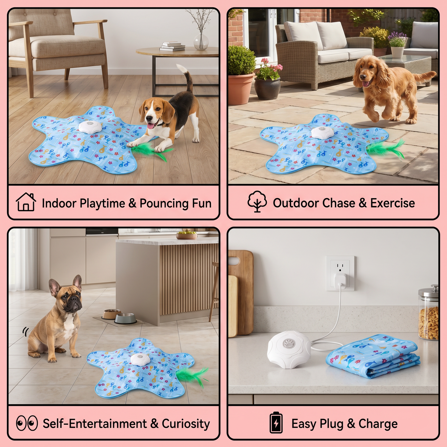 HuntingFun Dog Pro – Automatic Dog Toy for Stress Relief and Playtime Fun