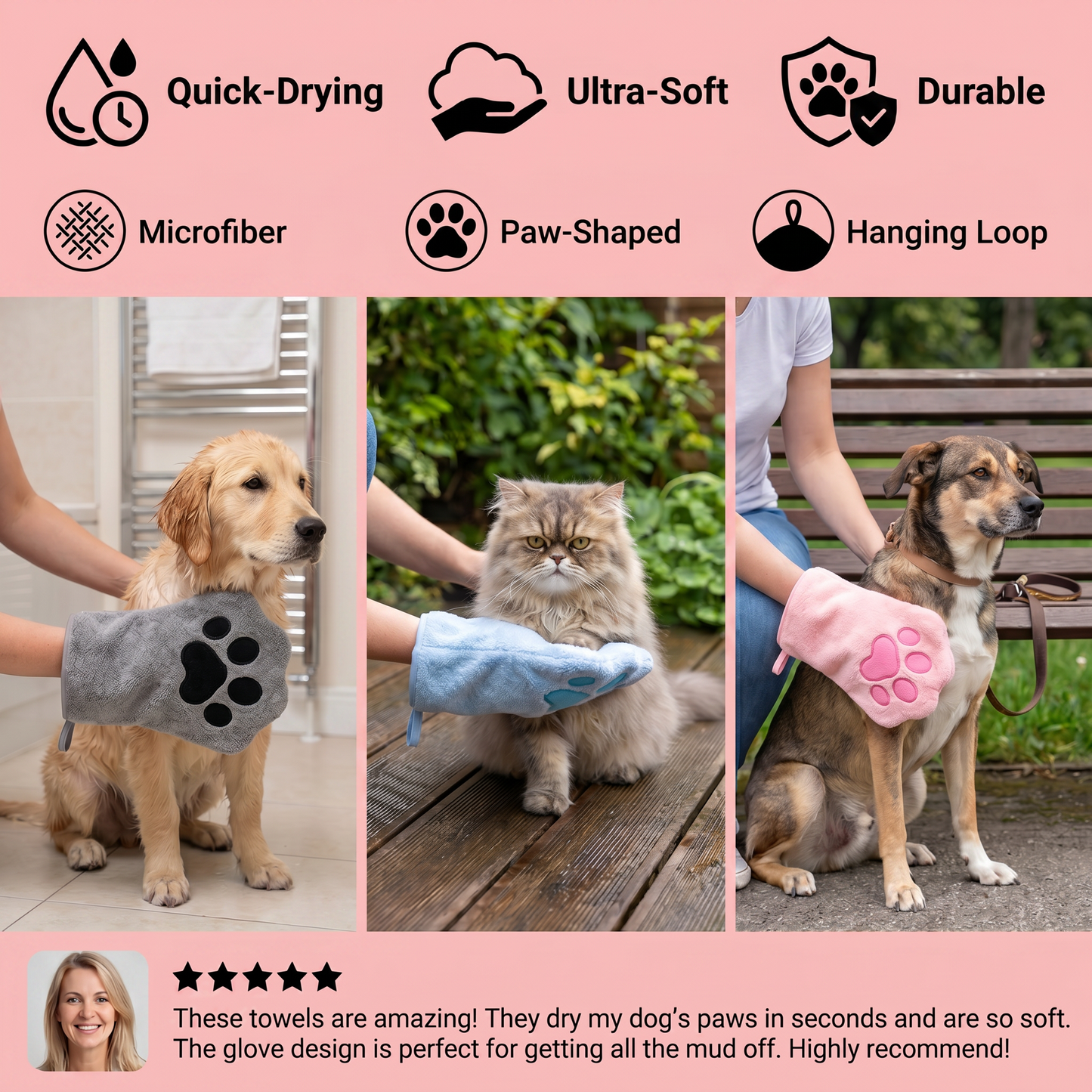 Quick-Drying Towel for Pets